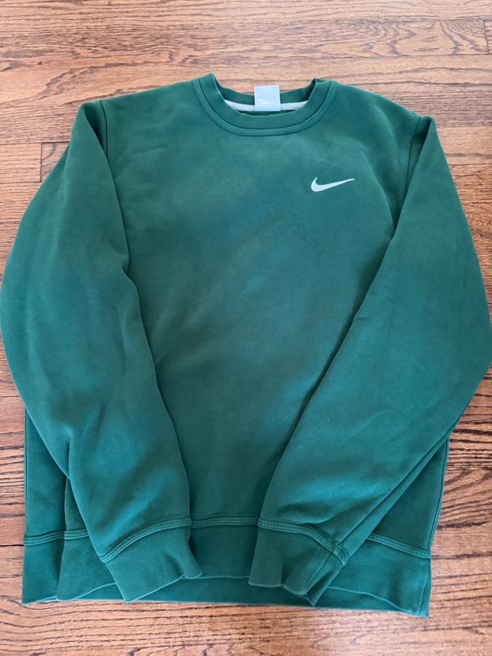 Nike crew neck sweatshirt (dark green), size M